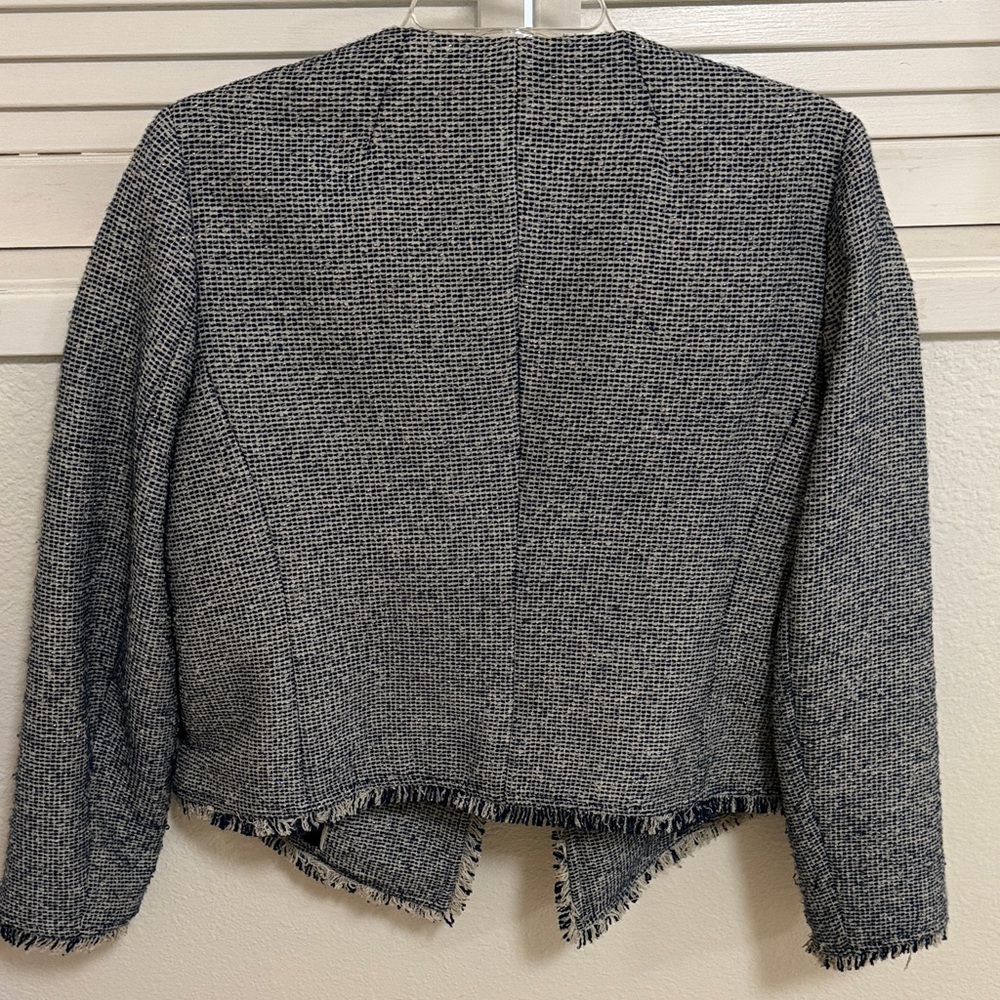 Banana Republic Women's Gray Tweed Blazer - Picture 6 of 6
